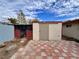 The backyard shed is accessible and appears to be in good condition at 6216 Bullion Blvd, Las Vegas, NV 89103