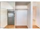 Bedroom closet with a closet rod and extra shelving for storage at 6408 Starcrest Dr, Las Vegas, NV 89108