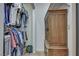 Walk in closet with rows of clothes and a built in dresser at 788 Rossmore Dr, Las Vegas, NV 89110
