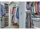 Spacious walk in closet with built in shelves at 788 Rossmore Dr, Las Vegas, NV 89110