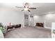 Carpeted upstairs loft provides a flexible space for recreation and relaxation at 7884 Patagonia Point Ct, Las Vegas, NV 89179