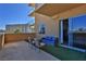 Spacious balcony with seating offering outdoor living and relaxation space at 8255 Las Vegas Blvd # 313, Las Vegas, NV 89123