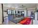 Stylish living room with an open layout, modern kitchen, and a cozy seating area, ideal for entertaining and everyday living at 8255 Las Vegas Blvd # 313, Las Vegas, NV 89123