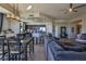 Bright open-concept living space with kitchen view and comfortable seating at 8255 Las Vegas Blvd # 313, Las Vegas, NV 89123