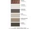 Color selections for roof tile, stucco, trim, fascia, and garage door at 97 Tardando Ave, Henderson, NV 89015