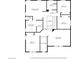 Detailed second floor plan featuring bedrooms, bathrooms, and the primary bedroom suite at 10662 Bonchester Hill St, Las Vegas, NV 89141