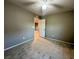 Neutral bedroom featuring carpet, and a view into the hallway and closet at 10941 Prudhoe Bay St, Las Vegas, NV 89179