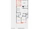 Floor plan showcasing the location of the primary bedroom, primary bath, loft, bedrooms 2 and 3, and bath 2 at 4218 Yucca Brevi Ave, Las Vegas, NV 89139