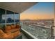 Balcony with cityscape view at 4525 Dean Martin Dr # 1500, Las Vegas, NV 89103