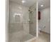 Modern bathroom with a glass-enclosed shower featuring elegant tile and fixtures at 4525 Dean Martin Dr # 1500, Las Vegas, NV 89103