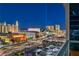 Beautiful night views of the Las Vegas strip at 4525 Dean Martin Dr # 1500, Las Vegas, NV 89103