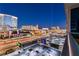 Amazing balcony view of Las Vegas strip and cityscape at night at 4525 Dean Martin Dr # 1500, Las Vegas, NV 89103