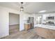 Kitchen featuring new stainless steel appliances, and an eat-in counter at 5216 Las Cruces Dr, Las Vegas, NV 89130