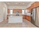 Spacious kitchen featuring a large island, stainless steel appliances, and plenty of cabinet storage at 639 Grey Saker St, Las Vegas, NV 89138