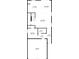 Detailed floor plan showing layout of kitchen, living room, bedrooms, and garage at 7970 Calito St, Las Vegas, NV 89166