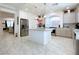 Gorgeous kitchen with stainless steel appliances, marble countertops, and a modern island at 8573 Silver Coast St, Las Vegas, NV 89139