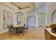 Inviting dining space with a modern chandelier and ample natural light, perfect for gatherings at 8649 Robinson Ridge Dr, Las Vegas, NV 89117