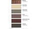 Color scheme featuring roof tile, stucco body, trim, fascia, and garage door colors at 89 Tardando Ave, Henderson, NV 89015