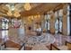 Elegant foyer with inlaid marble flooring, crystal chandeliers, and a decorative fireplace at 9103 Alta Dr # 404, Las Vegas, NV 89145