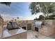 Outdoor kitchen with built-in BBQ, countertops, and stainless steel appliances at 9103 Alta Dr # 404, Las Vegas, NV 89145