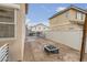 Backyard featuring a patio area, fire pit, and potential for landscaping at 9278 Hainsworth Ave, Las Vegas, NV 89148