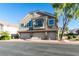 Charming two-story townhome with private balconies and a three-car garage at 1092 Slate Crossing Ln # 1, Henderson, NV 89002