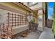 Cozy home front porch with trellis and outdoor plants at 1209 Padre Serra Ln, Las Vegas, NV 89134