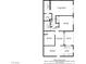 Floor plan showcasing a 1054 square foot layout with 3 bedrooms, 2 bathrooms, kitchen, and balcony at 1405 Vegas Valley Dr # 286, Las Vegas, NV 89169