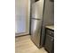 Stainless steel refrigerator is in an updated kitchen at 1405 Vegas Valley Dr # 286, Las Vegas, NV 89169