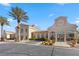 Elegant clubhouse exterior with manicured landscaping at 16 Via Visione # 101, Henderson, NV 89011