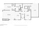 Detailed floor plan showcasing the layout of a home with room dimensions at 16 Via Visione # 101, Henderson, NV 89011