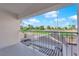 Balcony view overlooking green grass and trees at 2160 Pueblo Cir, Las Vegas, NV 89169