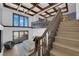 Bright bedroom featuring coffered ceilings, balcony, and access to the patio at 2160 Pueblo Cir, Las Vegas, NV 89169