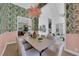 Spacious dining area with seating for six, blending seamlessly into the open-concept design at 2160 Pueblo Cir, Las Vegas, NV 89169