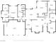 Detailed floor plan showcasing the layout of the home with room dimensions at 2160 Pueblo Cir, Las Vegas, NV 89169