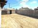 A view of the spacious backyard and shed at 2313 E Mcwilliams Ave, Las Vegas, NV 89101