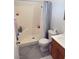 Practical bathroom featuring a walk-in shower and standard fixtures at 2609 Sierra Madre Dr, Las Vegas, NV 89102