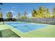 A well-maintained outdoor tennis court at 2728 Goldcreek St, Henderson, NV 89052