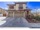 Charming two-story home with a three-car garage and well-maintained landscaping at 3009 Little Crimson Ave, North Las Vegas, NV 89081