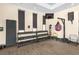 Well-equipped gym featuring weights and boxing area at 32 Hunting Horn Dr, Las Vegas, NV 89135