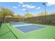 Outdoor pickleball court with high quality nets at 32 Hunting Horn Dr, Las Vegas, NV 89135