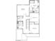 Detailed second-floor plan showcasing primary bedroom, bathroom, walk-in closet, and additional bedrooms at 371 Silva Pl, Henderson, NV 89011