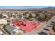 Aerial view of the home with property lines, highlighting its location within the community at 432 Bonelli Ave, Overton, NV 89040