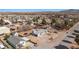 Aerial view of a single-story home with desert landscaping in a rural neighborhood at 432 Bonelli Ave, Overton, NV 89040