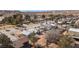 Overhead shot of a single-story home with desert landscaping in a rural community at 432 Bonelli Ave, Overton, NV 89040