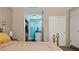 Bedroom view to walk-in closet and bathroom at 432 Bonelli Ave, Overton, NV 89040