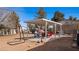 Cozy covered patio with outdoor furniture, creating a perfect space for relaxation at 432 Bonelli Ave, Overton, NV 89040