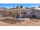 Charming covered patio with dining set, ideal for enjoying outdoor meals at 432 Bonelli Ave, Overton, NV 89040