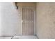 Secured front entrance to apartment with security door and exterior light at 4655 Gold Dust Ave # 139, Las Vegas, NV 89120