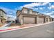 Exterior view of a two-car garage, showcasing its modern design and street appeal at 500 Pear Lake St, Las Vegas, NV 89138